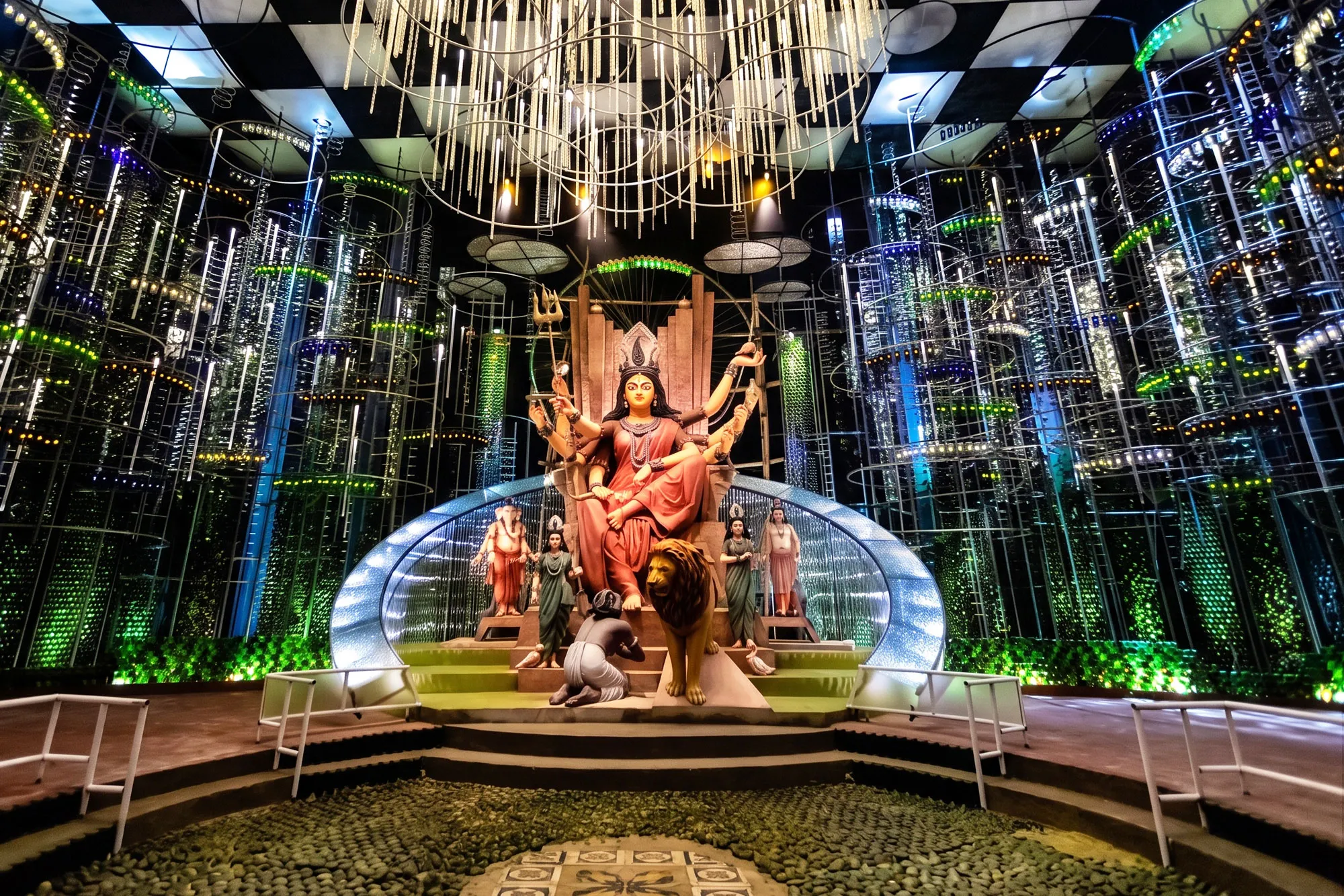 South Kolkata themed Durga Puja
