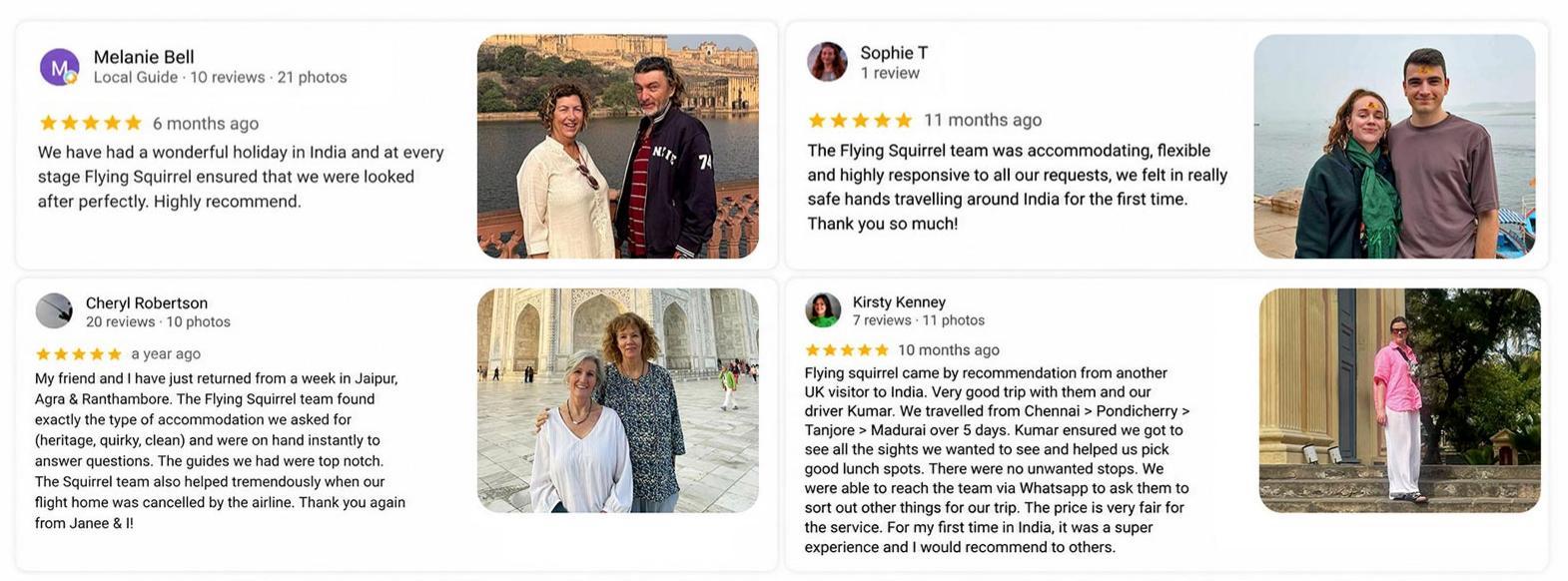 Traveller reviews