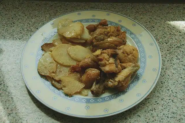 Spanish Dish Pollo al ajillo