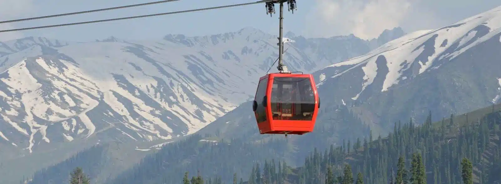 Gondola ride in Gulmarg