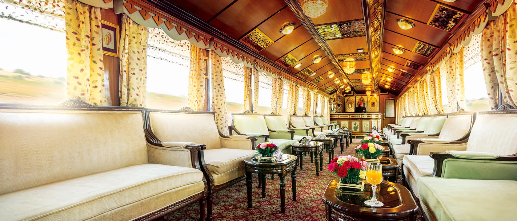 The palace on Wheels - Luxury trains in India