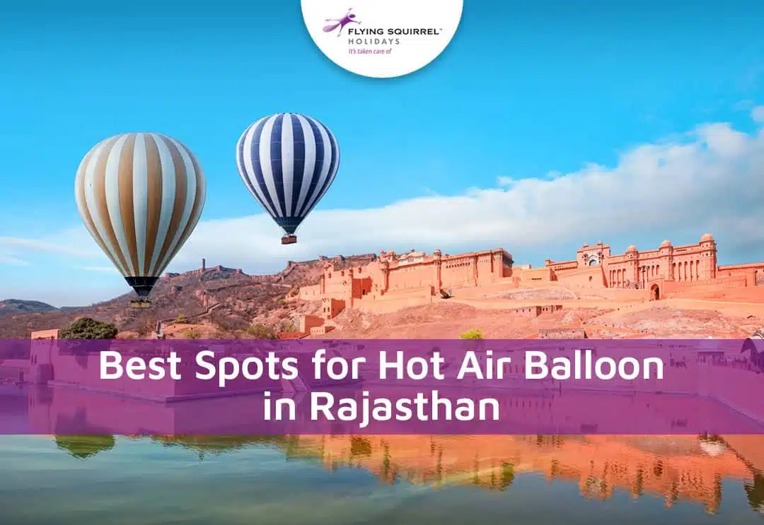 Hot Air Balloon Over Jaipur