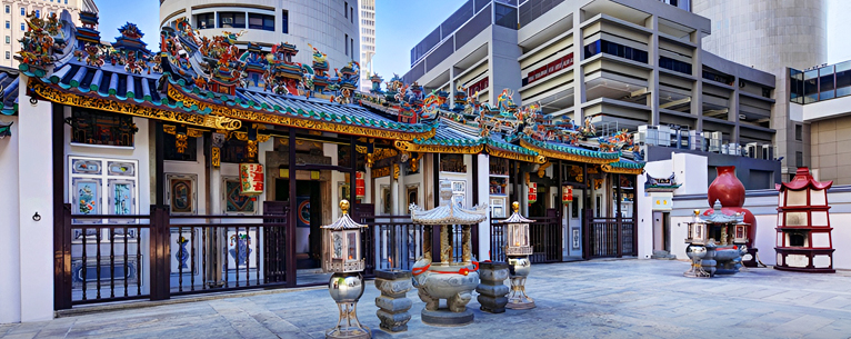 View of Yueh Hai Ching Temple