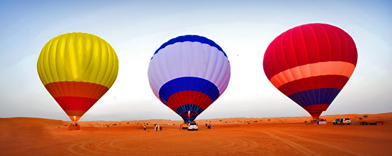 Hot Air Balloon Over Jaisalmer