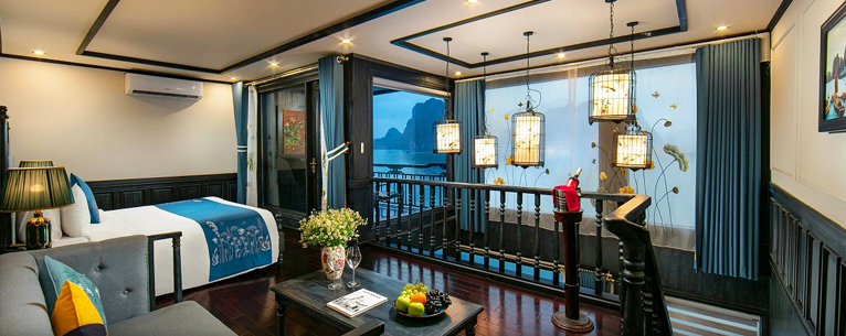 Luxurious Cabins Aboard Halong Bay Cruise