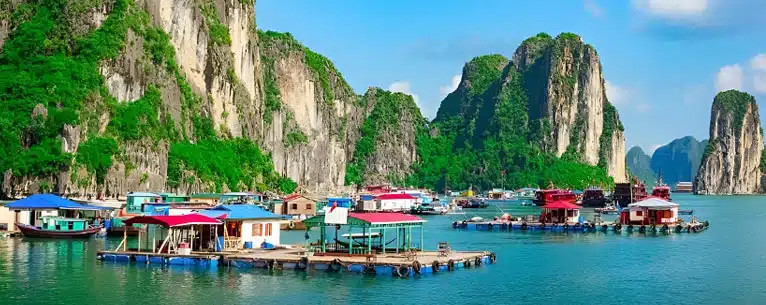 Cua Van Village in Halong Bay