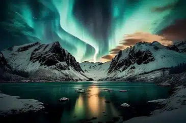 NORTHERN LIGHTS IN  NORWAY