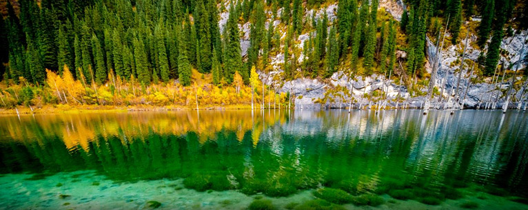 Kaindy Lake: A world in itself