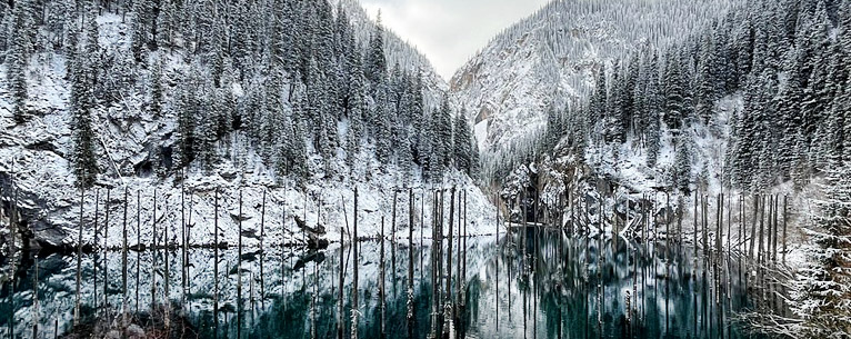 Kaindy Lake: A world in itself