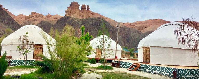 Kaindy Lake: A world in itself